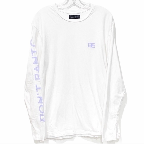 BAJA EAST Logo Long Sleeved White T-shirt - Picture 4 of 11